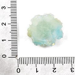 Two Tone Opaque Resin & Glitter Powder Cabochons&nbsp;RE-CBA7537-04C
