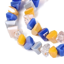 Mixed Styles Electroplate Glass Beads Strands&nbsp;EGLA-Q135-03A-C05