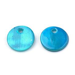 Spray Paint Freshwater Shell Charms&nbsp;SHEL-Q014A-005