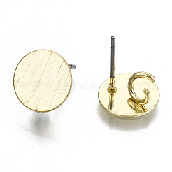 Rack Plating Iron Stud Earring Findings&nbsp;IFIN-N008-005-RS