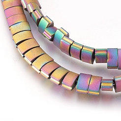 Electroplate Non-magnetic Synthetic Hematite Bead Strands&nbsp;G-I208-16F-H