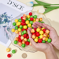 120Pcs 4 Colors Foam Apple Miniature Ornaments&nbsp;DJEW-SP0001-28