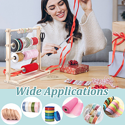 Wood Wrapping Ribbon Display Towers&nbsp;ODIS-WH0038-273