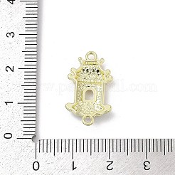 Alloy Enamel Chinese House Connector Charms&nbsp;PALLOY-R151-73G-02