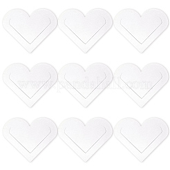 10Pcs PU Leather Heart Corner Protectors&nbsp;AJEW-CL0001-17B