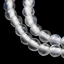 天然レインボー ムーンストーン ビーズ 連売り  ラウンド  2mm  穴：0.5mm  約188個/連  15.43インチ（39.2cm）&nbsp;G-G0005-B03-A