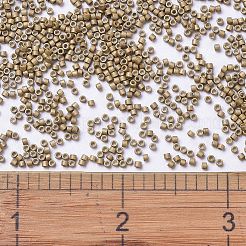 MIYUKIデリカビーズ  シリンダー  日本製シードビーズ  11/0  （db1163)亜鉛メッキマットミード  1.3x1.6mm  穴：0.8mm  約10000個/袋  50 G /袋&nbsp;SEED-X0054-DB1163