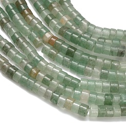 Natural Green Aventurine Beads Strands&nbsp;G-Z110-A10-2x4mm-01B