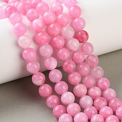 Natural Dyed White Jade Beads Strands&nbsp;G-M402-C03-07