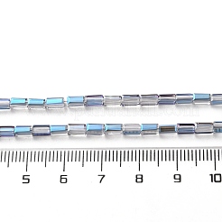 Electroplate Transparent  Glass Beads Strands&nbsp;EGLA-H106-01A-HR02