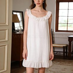 10mのポリエステルリボン  フリルレースリボン  洋服アクセサリー用  古いレース  2-3/4インチ（70mm）&nbsp;SRIB-FG0001-40A