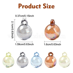 30Pcs Transparent Acrylic Pendants&nbsp;OACR-YW0003-43