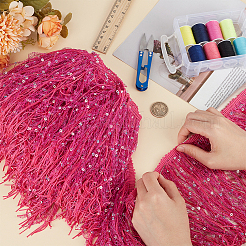 5M Paillette Tassel Polyester Ribbon Trim&nbsp;OCOR-BC0006-56C