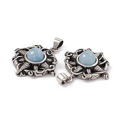 Natural Aquamarine Pendants&nbsp;KK-A173-07AS-01