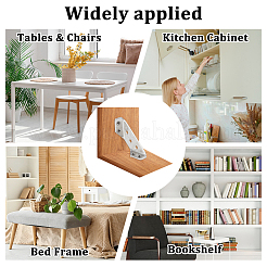 201 Stainless Steel Furniture Angle Code&nbsp;DIY-WH0750-359
