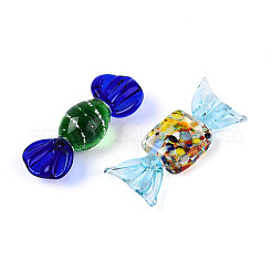 24Pcs Handmade Lampwork Candy Display Decorations&nbsp;LAMP-N034-01