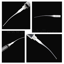 使い捨てプラスチックホールピペット  ホワイト  70~80x5mm  穴：3.5mm&nbsp;TOOL-PH0017-23