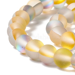 Synthetic Moonstone Beads Strands&nbsp;G-E573-01A-18