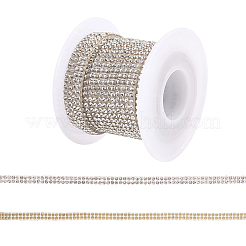 2 Rows Glass Rhinestone Car Trim Stickers&nbsp;DIY-WH20023-39C