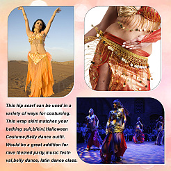 Polyester Tassel Belly Dance Short&nbsp;AJEW-WH0038-95A