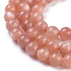 Natural Sunstone Beads Strands&nbsp;G-R475-012