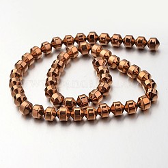 Electroplate Non-magnetic Synthetic Hematite Bead Strands&nbsp;G-F300-31B-08