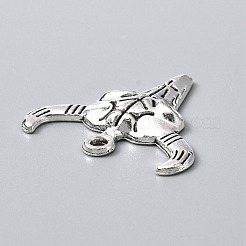 Tibetan Style Alloy Pendants&nbsp;PALLOY-WH0101-04AS