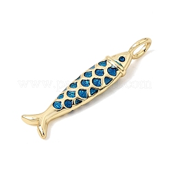 Brass Enamel Pendants&nbsp;KK-CBA960E-06A-G