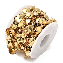 304 Stainless Steel Rhinestone Cup Chains&nbsp;CHS-K023-08B-G
