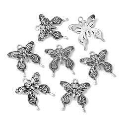 Tibetan Style Alloy Butterfly Pendants&nbsp;X-TIBEP-3945-AS-RS