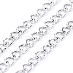 Tarnish Resistant 304 Stainless Steel Curb Chains&nbsp;CHS-F006-04A-P