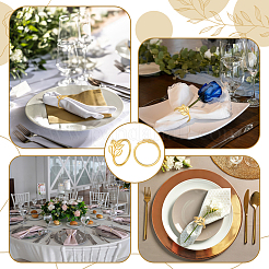 60Pcs Alloy Napkin Rings&nbsp;AJEW-WA0001-70