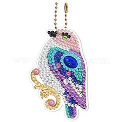 Bird DIY Diamond Painting Keychain Kit&nbsp;BIRD-PW0001-060