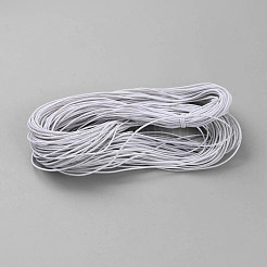 シードビーズ用弾性ビーズ糸 25m  ホワイト  0.8mm  約27.34ヤード（25m）/かせ&nbsp;OCOR-WH0085-70