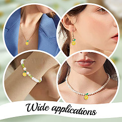 10Pcs Brass Micro Pave Cubic Zirconia Pendants&nbsp;KK-BBC0004-76