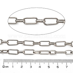 304 Stainless Steel Oval Link Chains&nbsp;CHS-A016-71P-A
