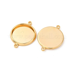 Brass Connector Cabochon Settings&nbsp;KK-F898-21C-G