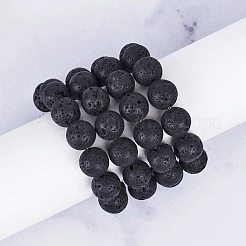 Natural Lava Rock Beads Strands&nbsp;G-OC0001-38-10mm