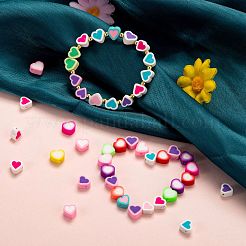 200Pcs 2 Style Handmade Polymer Clay Beads&nbsp;CLAY-LS0001-06