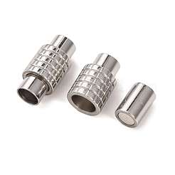 304ステンレススチール製マグネット留め具  コラム  ステンレス鋼色  20x10x10mm  穴：6mm&nbsp;SA-CBA15BC-16P