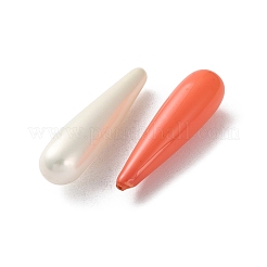 シェルパールビーズ  ティアドロップ  片穴  ミックスカラー  29.5~30.5x8mm  穴：0.7~0.9mm&nbsp;BSHE-XCP0001-77B