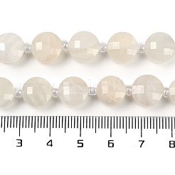 Natural White Moonstone Beads Strands&nbsp;G-B094-A17-01