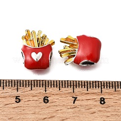 Alloy Enamel European Beads&nbsp;MPDL-F020-10B-P