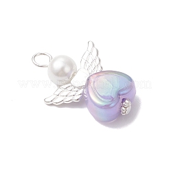 Alloy Acrylic Angel Pendants&nbsp;PALLOY-JF04138