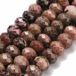 Natural Rhodonite Beads Strands&nbsp;G-C259-A09-8x12mm