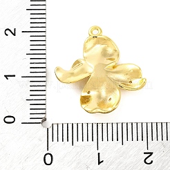Brass Pave Clear Cubic Zirconia Pendants&nbsp;KK-Z051-02G-02