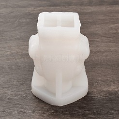 ロボットキャンドルシリコン像型  肖像彫刻 肖像彫刻 香り付きキャンドル作り  人間  7x5.3x10cm&nbsp;DIY-L072-006