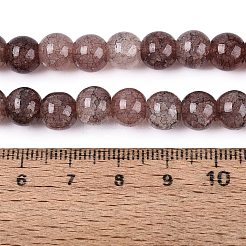 Baking Paint Crackle Glass Beads Strands&nbsp;GLAA-Q106-03A-17