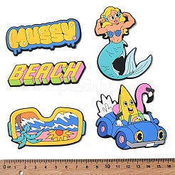 Beach Theme PVC Plastic Cabochons&nbsp;PL-CBABCB6-06