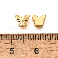 Brass Textured Beads&nbsp;KK-Z092-01E-G
